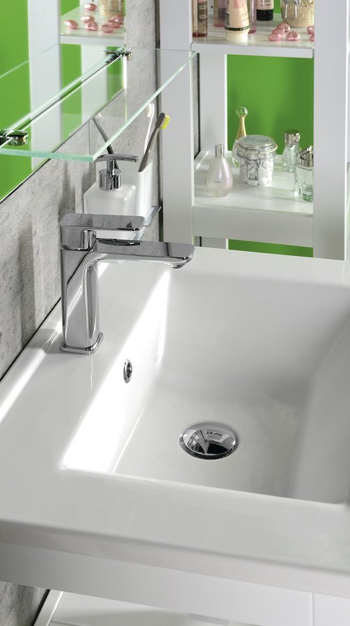 FACTOR Baterie lavoar, crom