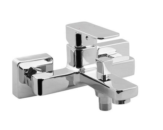 FACTOR Baterie cadă montaj pe perete, crom