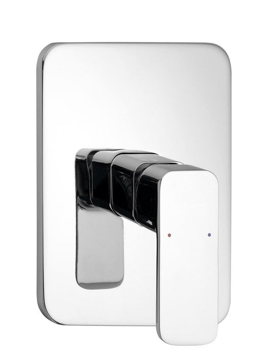 FACTOR Baterie duș încastrată, 1 cale, crom