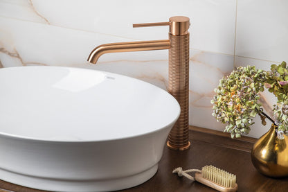 FLAWO Baterie lavoar înaltă, cupru mat