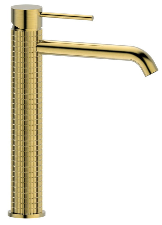 FLAWO Baterie lavoar înaltă, auriu mat