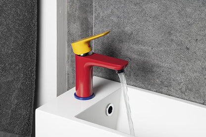 KID Baterie lavoar pe blat, color/crom