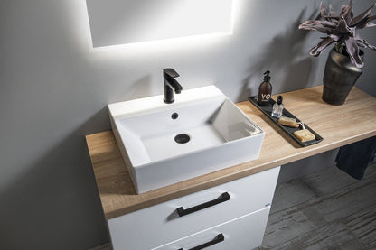 LOTTA Baterie lavoar, negru mat