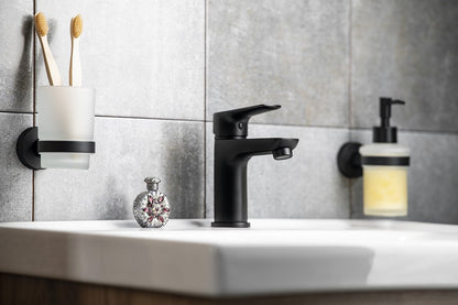 LOTTA Baterie lavoar, negru mat