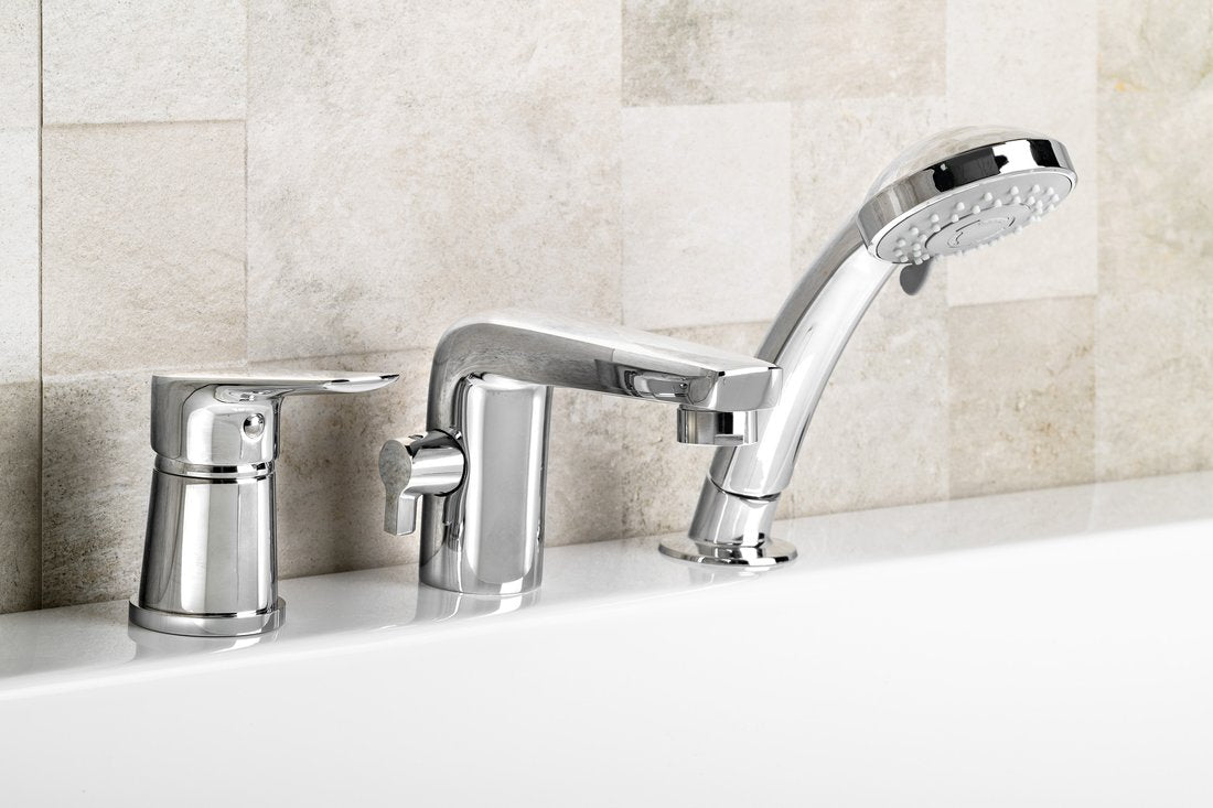 LOTTA Baterie montaj pe blat, 3 orificii, crom