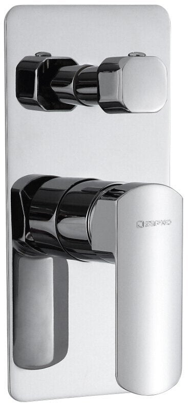 MIXONA Baterie duș încastrată, 2 căi, crom