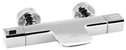 MIXONA Baterie cadă termostatică montaj pe perete, crom