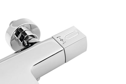 MIXONA Baterie cadă termostatică montaj pe perete, crom