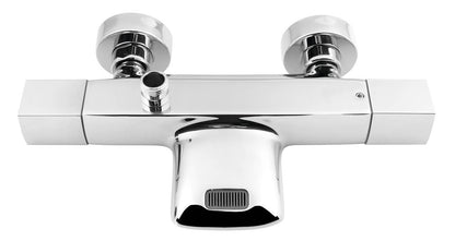 MIXONA Baterie cadă termostatică montaj pe perete, crom