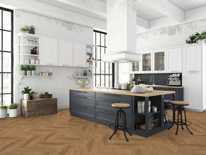 HERRINGBONE CASTLE Chestnut Nature MH1001