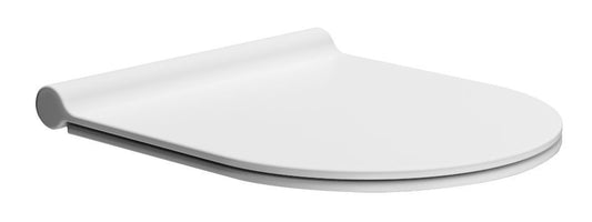 KUBE X Capac WC, SLIM, Soft Close, alb mat