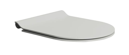 PURA capac WC SLIM, Soft Close, Quick Release, cenere mat/crom