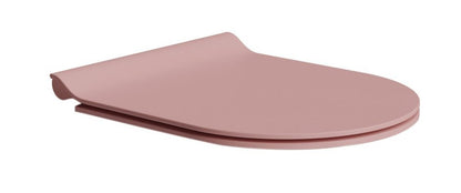 TOILET Capac WC, SLIM, Soft Close, Quick Release, blush mat/crom