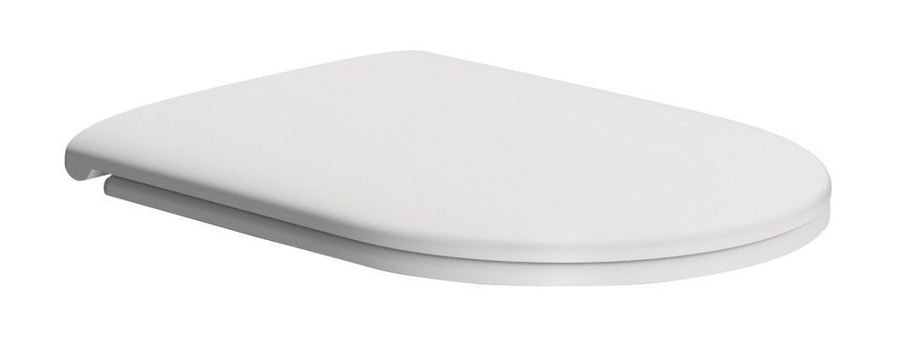 KUBE X Capac WC, Soft Close, Quick Release, alb mat/crom