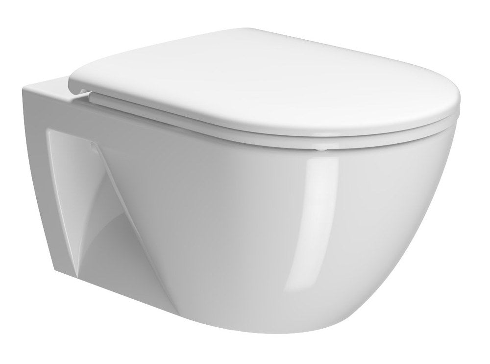PURA capac WC, Soft Close, Quick Release, alb/crom