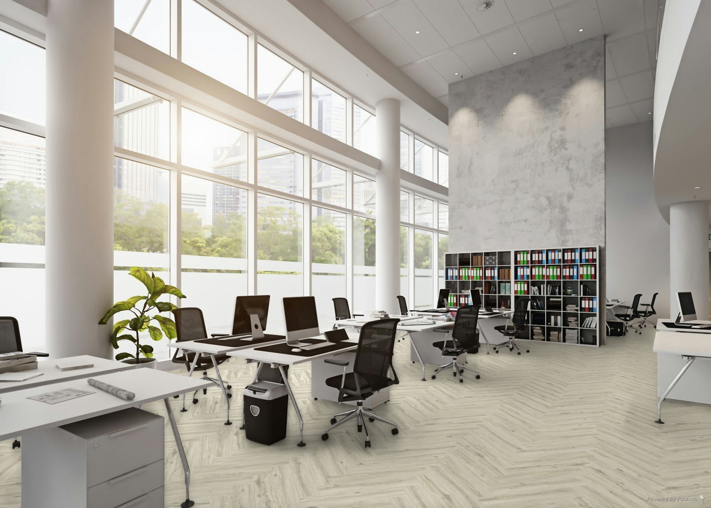 SPC HERRINGBONE Dillon Oak HB P1001