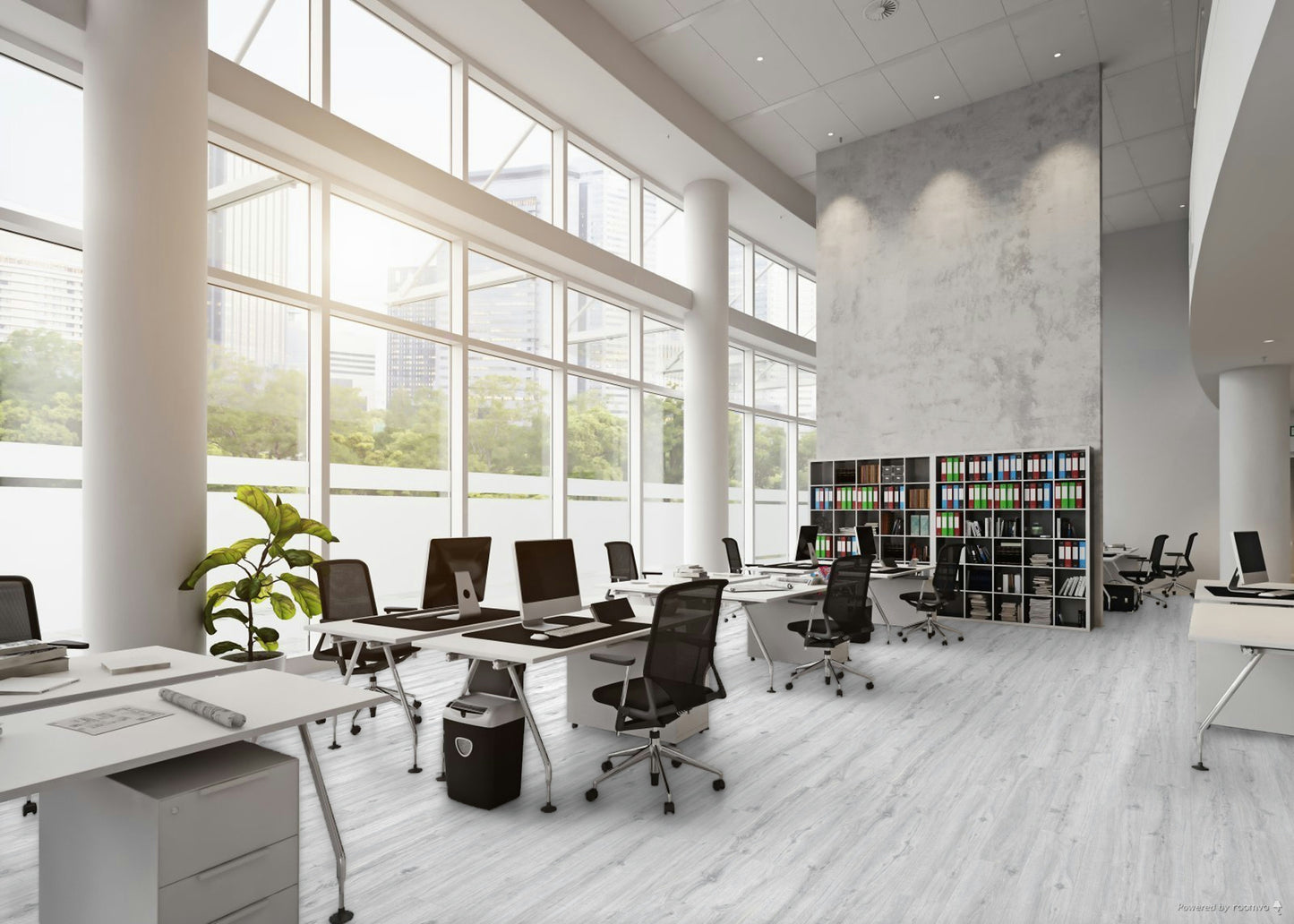 SPC WOOD Ice Oak P1007