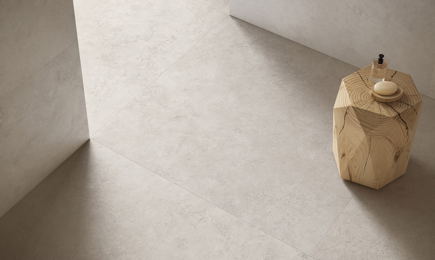 MYTHOLOGY SIMBIOS WHITE 120X120 SEMILUCIOS