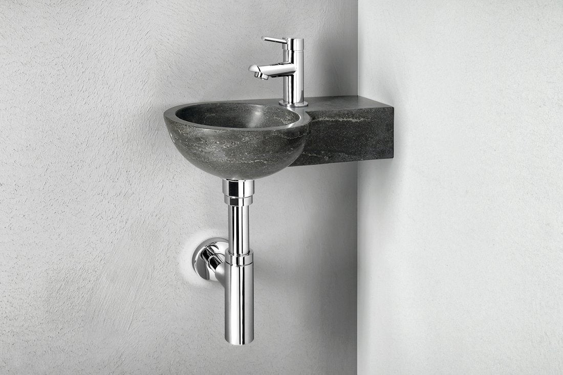 SMALL Baterie lavoar 130 mm, crom