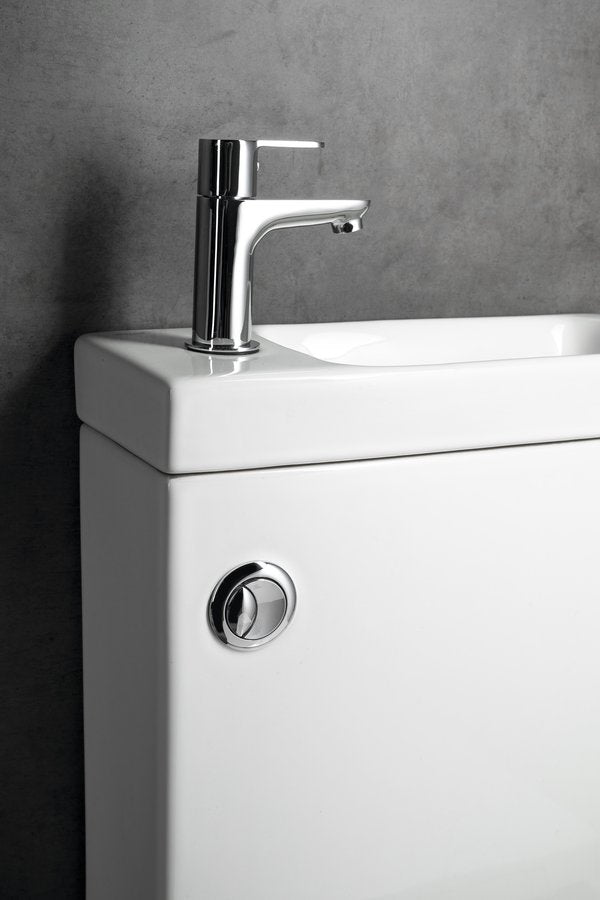 SMALL Baterie lavoar apă rece 113 mm, crom