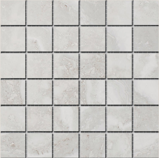 TRAVERTINO DI CARACALLA SILVER MOSAICO RMV29.2x29.2