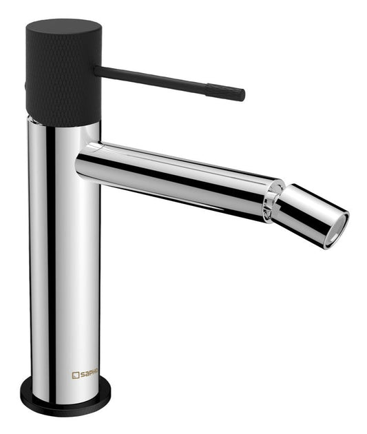 SOLARIS Baterie bideu, crom/negru mat