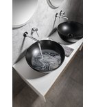 SOLARIS Baterie lavoar 2 orificii montaj pe perete, crom