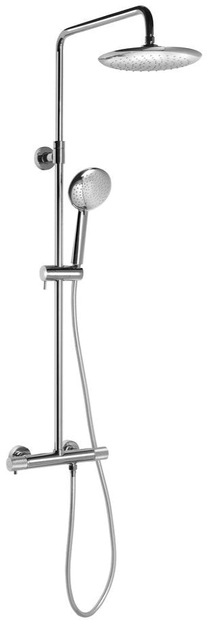 SOLARIS Set duș combinat cu baterie termostatică, crom