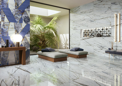SERENADE MOSAICO CIRCLE BLUE 29X29