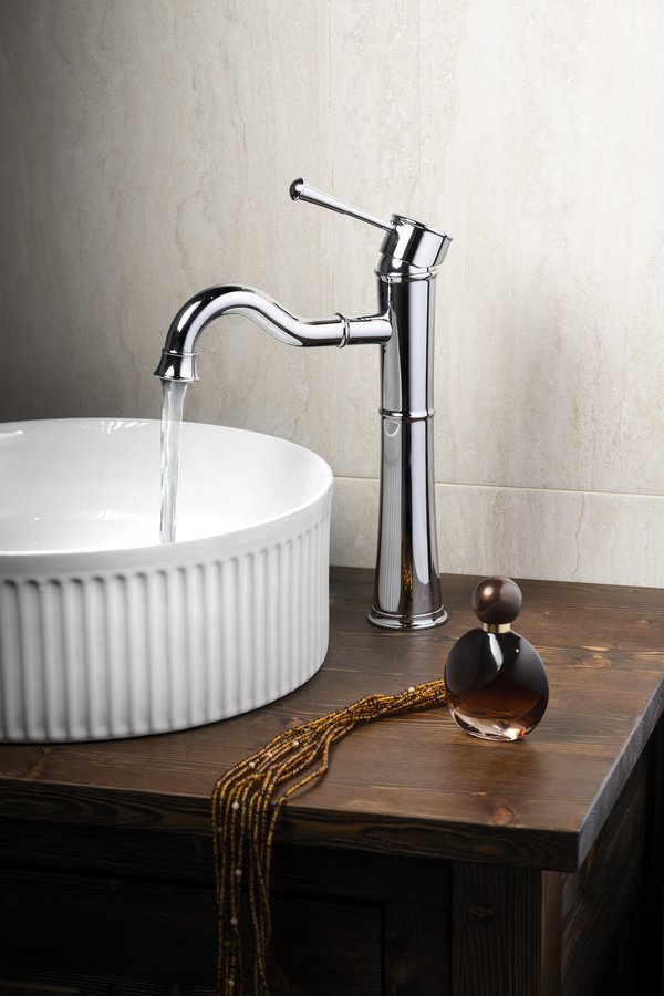 ATENA Baterie lavoar înaltă, crom