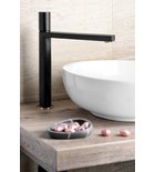 KAISA Baterie lavoar înaltă 235 mm, negru/cupru mat