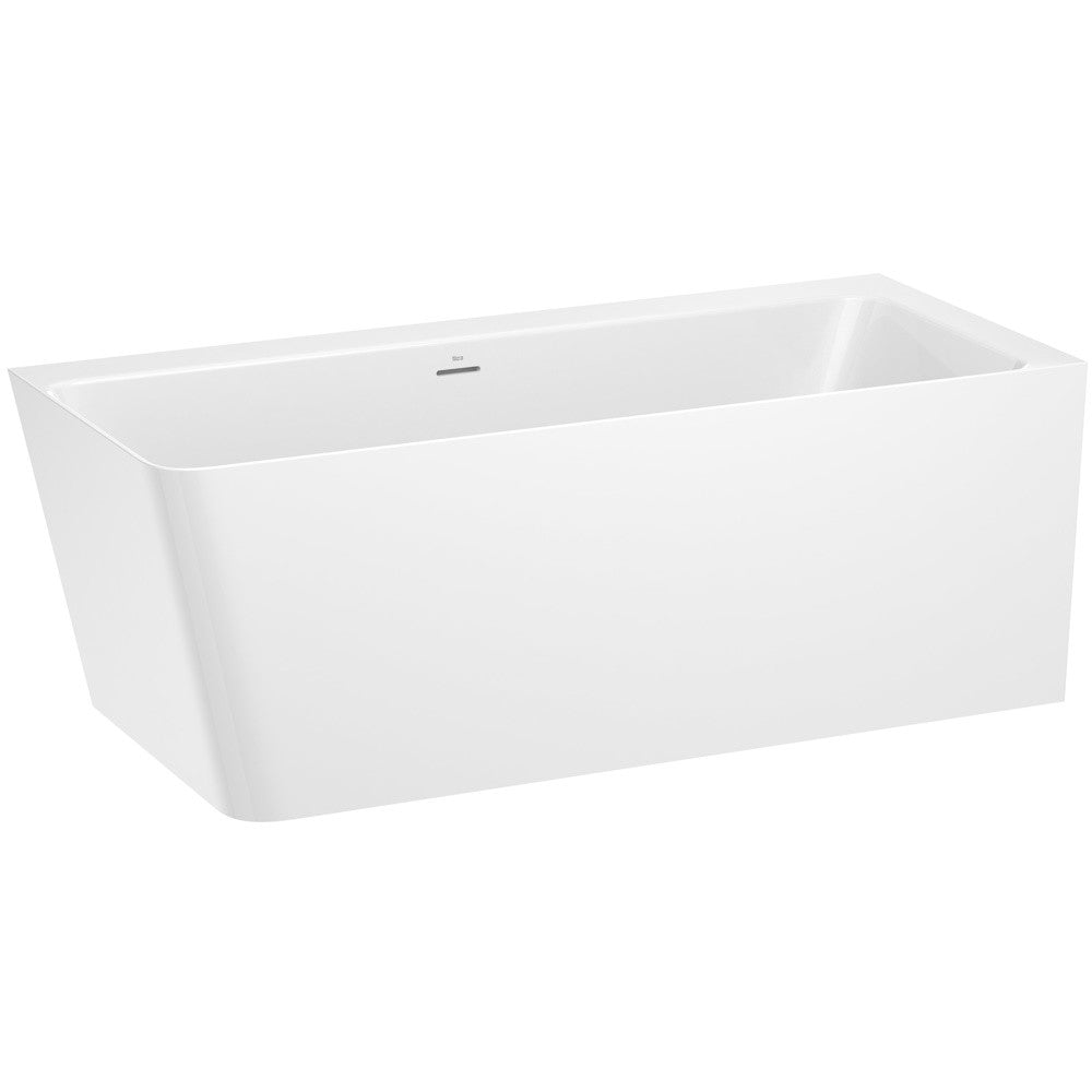 Ona Cada freestanding dreptunghiulara  compozit 160x70 cm alb, montaj dreapta