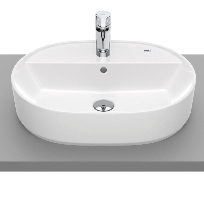 Lavoar baie pe blat, oval The Gap 55x40 cm