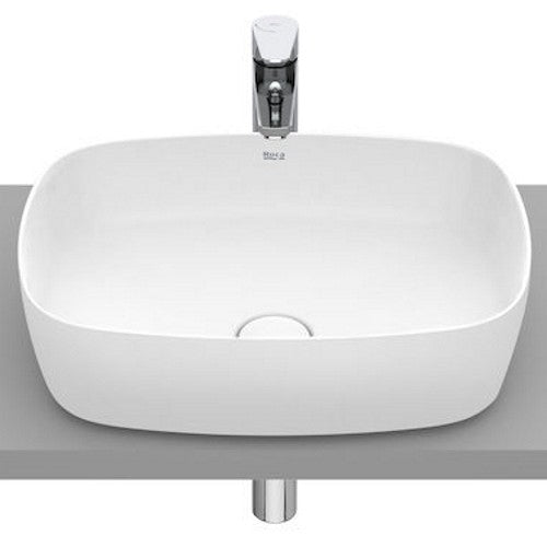 INSPIRA Chiuveta baie pe blat, alb mat  Soft 50x37 cm