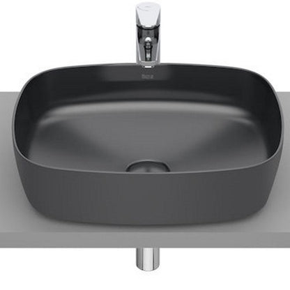 INSPIRA Lavoar baie pe blat, antracit  Soft 50x37 cm