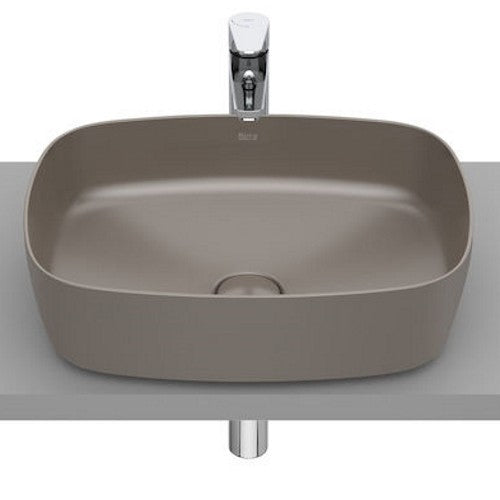 INSPIRA Lavoar baie pe blat, maro  Soft 50x37 cm