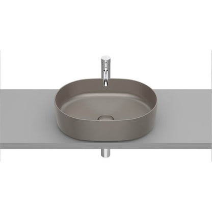 INSPIRA Lavoar baie pe blat, maro, oval  Round 50x37 cm