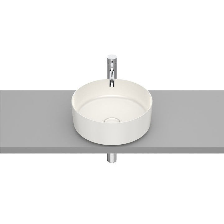 INSPIRA Lavoar baie pe blat, bej, rotund  Round 37x37 cm