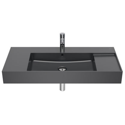 INSPIRA Chiuveta baie suspendata, antracit  Square 100x49 cm