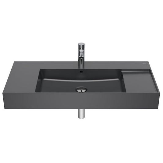 INSPIRA Chiuveta baie suspendata, antracit  Square 100x49 cm