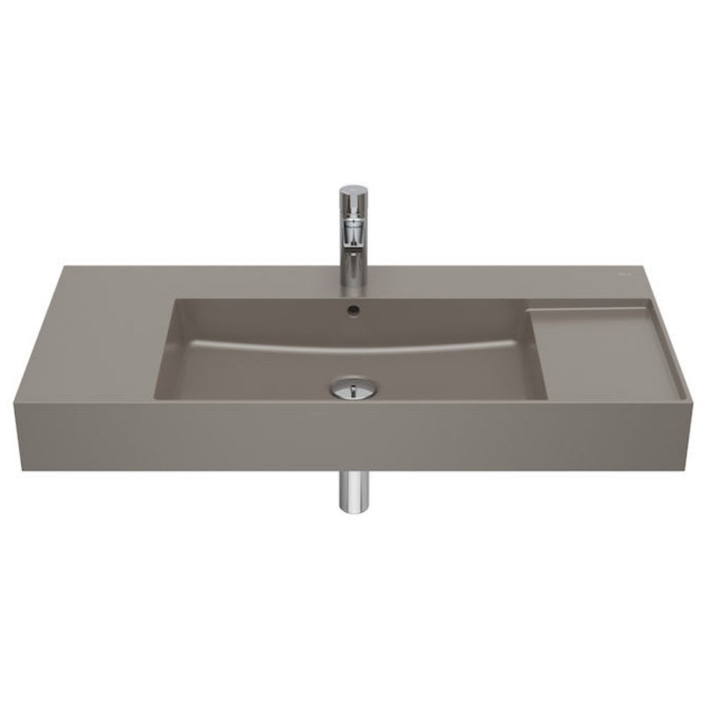 INSPIRA Lavoar baie suspendat, maro  Square 100x49 cm