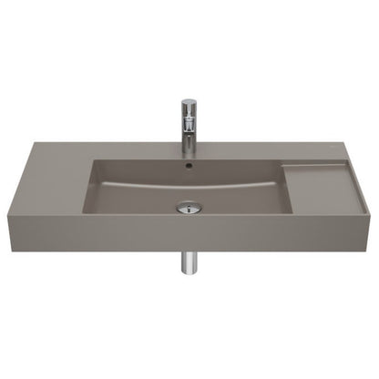 INSPIRA Lavoar baie suspendat, maro  Square 100x49 cm