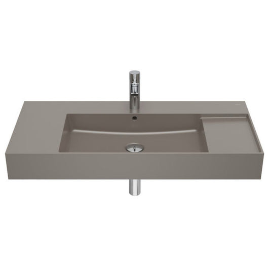 INSPIRA Lavoar baie suspendat, maro  Square 100x49 cm