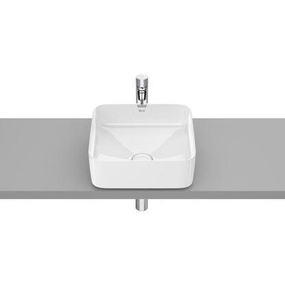 INSPIRA Lavoar baie pe blat, patrat  Square 37x37 cm