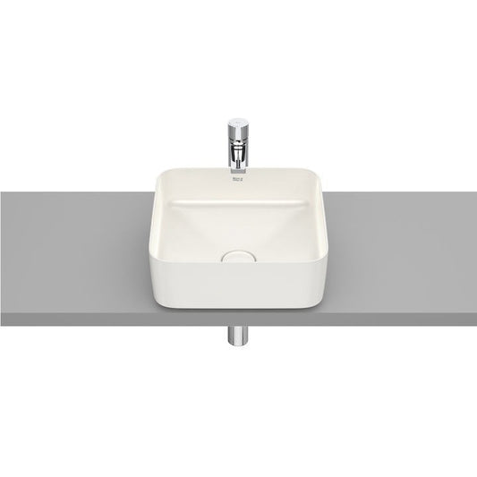 INSPIRA Lavoar baie pe blat, bej, patrat  Square 37x37 cm