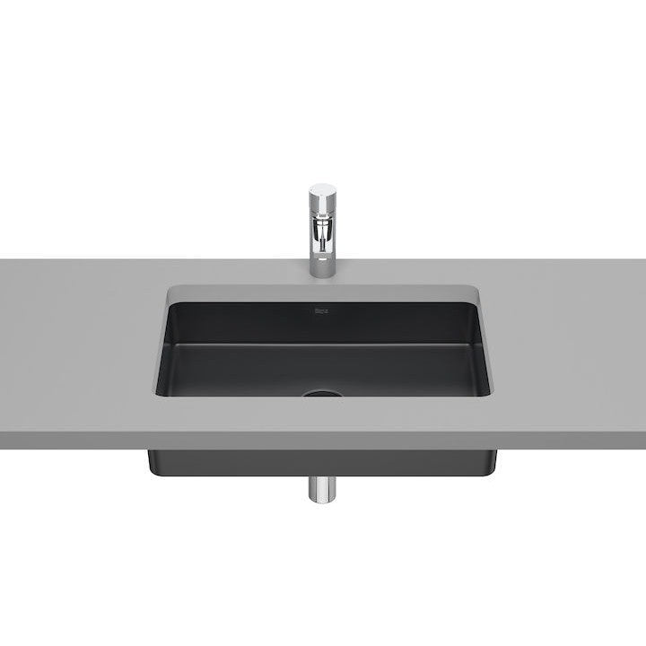 INSPIRA Lavoar baie sub blat, antracit  60x39 cm