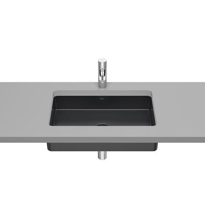 INSPIRA Lavoar baie sub blat, antracit  60x39 cm