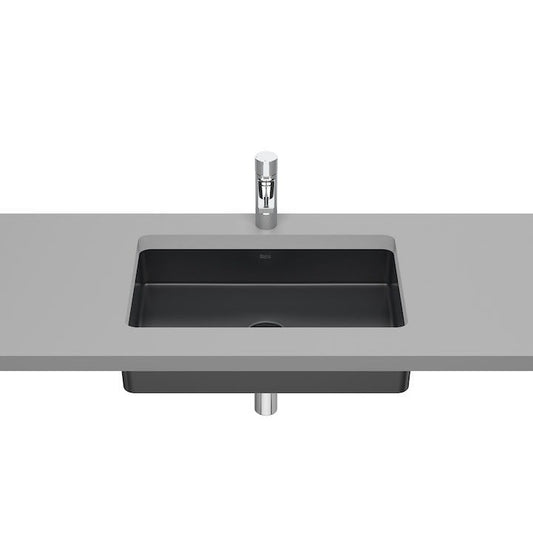 INSPIRA Lavoar baie sub blat, antracit  60x39 cm