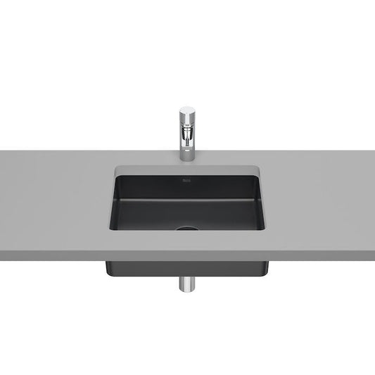 INSPIRA Lavoar baie sub blat, antracit  50x39 cm