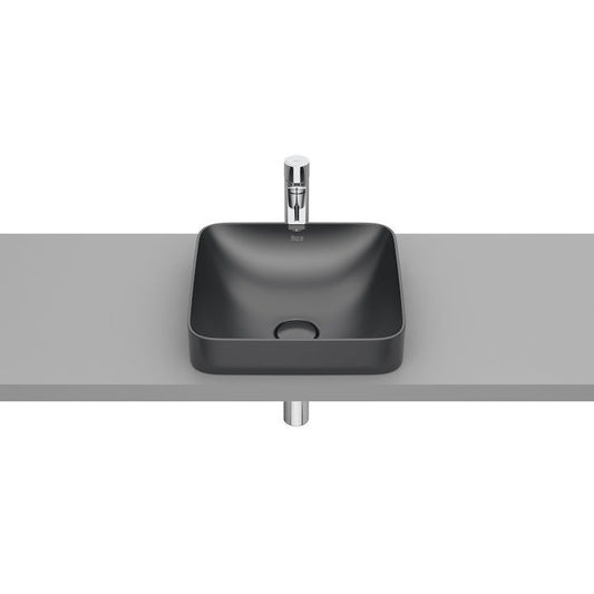 INSPIRA Chiuveta baie incastrata, antracit, patrata  Square 37x37 cm